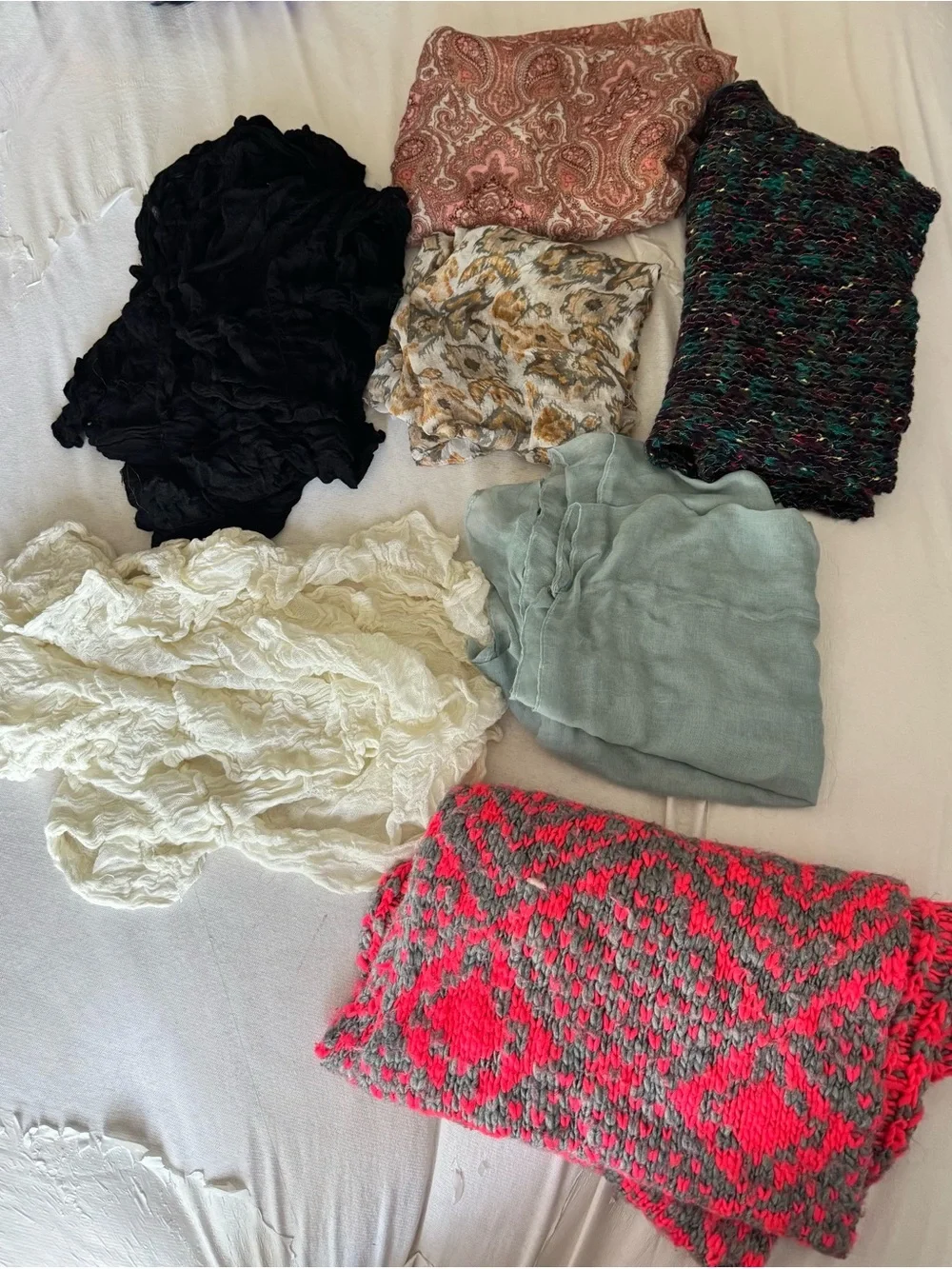 Bundle of 7 Infinity Scarves